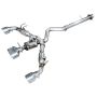 AWE Tuning 3020-52472 AWE 23-24 Toyota GR Corolla Track Edition Catback Exhaust - Chrome Silver Tips