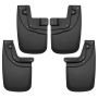 Husky Liners 05-15 Toyota Tacoma w/ OEM Fender Flares Front and Rear Mud Guards - Black