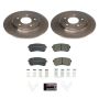 PowerStop KOE8306 OE Stock Replacement Low-Dust Ceramic Brake Pad and Rotor Kit