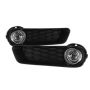 SPYDER 5080431 OEM Fog Light W/Universal Switch - Clear