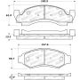 Stoptech 308.03750 Street Brake Pads