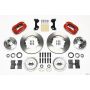 Wilwood 140-9917-R Forged Dynalite Front Kit 11.00in Red WWE ProSpindle