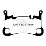 EBC Brakes ED92380 Orangestuff 9000 Series Race Brake Pads