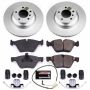 PowerStop CRK5767 Genuine Geomet Coated Rotor and Carbon-Fiber Ceramic Brake Pad Kit