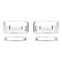 AVS 02-08 Dodge RAM 1500 Tailgate Handle Cover 2pc - Chrome