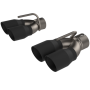 QTP 430015TB 2015-2023 Dodge Challenger 5.7L  Black Quad Tip Adapter