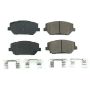 PowerStop 17-2198 PowerStop - Z17 Low-Dust Ceramic Brake Pads with Hardware