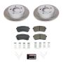 PowerStop SC8277 Semi-Coated Rotor and Low-Dust Ceramic Brake Pad Kit