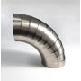 Ticon 141-08950-1303 Industries 3.5in Welded Pie Cuts 1.65D Loose Radius 90 Deg Bend 1mm/.039in- 10pk