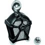Kuryakyn 7297 Mach 2 Horn Cover Black With Chrome Mesh