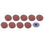 ALLSTAR PERFORMANCE ALL12106 Twist Lock Sanding Disc 2in 80 Grit 10pk