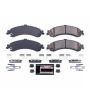 PowerStop Z23-834 PowerStop - Z23 Daily Driver Carbon-Fiber Ceramic Brake Pads with Hardware Kit