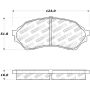 Stoptech 309.07980 Performance Brake Pads