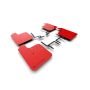 Rally Armor MF54-UR-RD/BLK Red Mud Flap/Black Logo