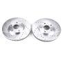 PowerStop JBR716XPR PowerStop Evolution Performance Drilled, Slotted & Plated Brake Rotor Pair