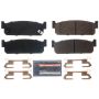 PowerStop Z23-588 PowerStop - Z23 Daily Driver Carbon-Fiber Ceramic Brake Pads with Hardware Kit