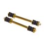 Prothane Universal End Link Set - 6 1/8in Mounting Length - Black