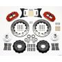 Wilwood 140-12299-DR Narrow Superlite 6R Front Hub Kit 14.00in Drill Red 79-87 GM G Body