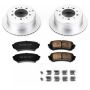 PowerStop CRK1134 Genuine Geomet Coated Rotor and Low-Dust Ceramic Brake Pad Kit
