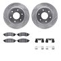 Dynamic Friction 7412-67003 Rotor Kit