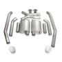 Stainless Works 05GTOTMCB 2005-06 GTO 3in Catback Chambered Mufflers X-Pipe