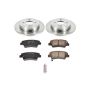 PowerStop KOE6507 OE Stock Replacement Low-Dust Ceramic Brake Pad and Rotor Kit