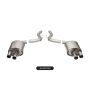 CORSA Performance 21098 Corsa 2015-2020 Ford Mustang GT350/R 5.2L V8 Dual Rear Axle-Back- Stainless Dual Rear Exit
