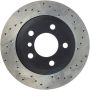 Stoptech 128.34097L Drilled Sport Brake Rotor