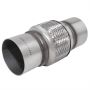 FORTLUFT 4401092 Exhaust Flex Connector with Extension Pipes 3.00''x4.00''x8.00'' Stainless Steel
