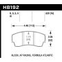 Hawk Performance HB192U.620 DTC-70 Disc Brake Pad