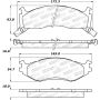 Stoptech 308.05240 Street Brake Pads - Front