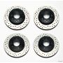 Wilwood 140-11727-D Rotor Kit Front/Rear-Drilled 65-82 Corvette C2/C3 (1Pc Rotors)