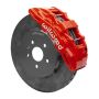 Wilwood 140-15434-CSICR SX6R WCCB Carbon-Ceramic 10-14 Chevy Camaro Front Big Brake Kit - Red