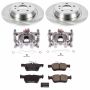 PowerStop KCOE8533 OE Stock Replacement Low-Dust Ceramic Brake Pad, Rotor and Caliper Kit