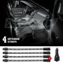 XKGLOW XK041004-W XK Glow Single Color  UnderglowLED Accent Light Car/Truck Kit White - 4x8In