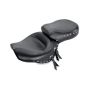 Mustang Motorcycle 75435 Mustang 06-17 Harley Dyna Wide Touring 1PC Seat w/Studs - Black