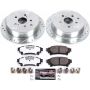 PowerStop K5864-36 Z36 Truck and SUV Carbon-Fiber Ceramic Brake Pad and Drilled & Slotted Rotor Kit