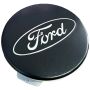 Ford Racing M-1096K-BCS Ford Car Black And Chrome Wheel Center Cap Kit-Satin