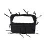 Rampage 80-83 Jeep CJ5 / 80-86 CJ7 / 97-06 Wrangler TJ / 87-95 / Wrangler YJ Windbreaker Black Vinyl