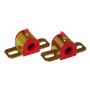 Prothane Universal Greasable Sway Bar Bushings - 7/8in - Type B Bracket - Red
