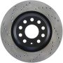 StopTech 09-13 VW CC 3.6L VR6 / 08-09 & 12 Golf R/Golf R32 Drilled Right Rear Rotor