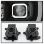 SPYDER 5086242 Projector Headlights - Version 2 - Switch Back Turn Signal Light Bar - Black