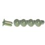 Moroso 71602 Quick Fastener Transfer Stud Punch Kit - 7/16in Buttons - 5 Pack