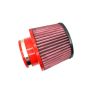 BMC Single Air Universal Conical Filter w/Carbon Top - 90mm Inlet / 110mm H