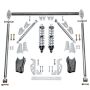 QA1 R173-170 HD Pro Rear Triangulated 4-Link Kit - Front Mount Single Adj Coilovers