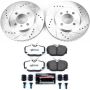 PowerStop K3008-26 Z26 Street Performance Ceramic Brake Pad and Drilled & Slotted Rotor Kit