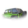 DV8 Offroad HT07FB42 07-18 Jeep Wrangler JK 2 Piece Fast Back Hard Top 4 Door - Black (DS Only)