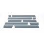 Putco 9751432BP 09-14 Ford F-150 Super Cab 8ft Long Box - 7in Wide (10pcs) Black Platinum Rocker Panels