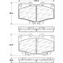 Stoptech 308.06110 Street Brake Pads - Front