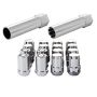 McGard (65454CN 12X1.25 MCG 4 LUG SPLINEDRIVE KIT, CHROME W/WHL LKS CLAMSHELL)